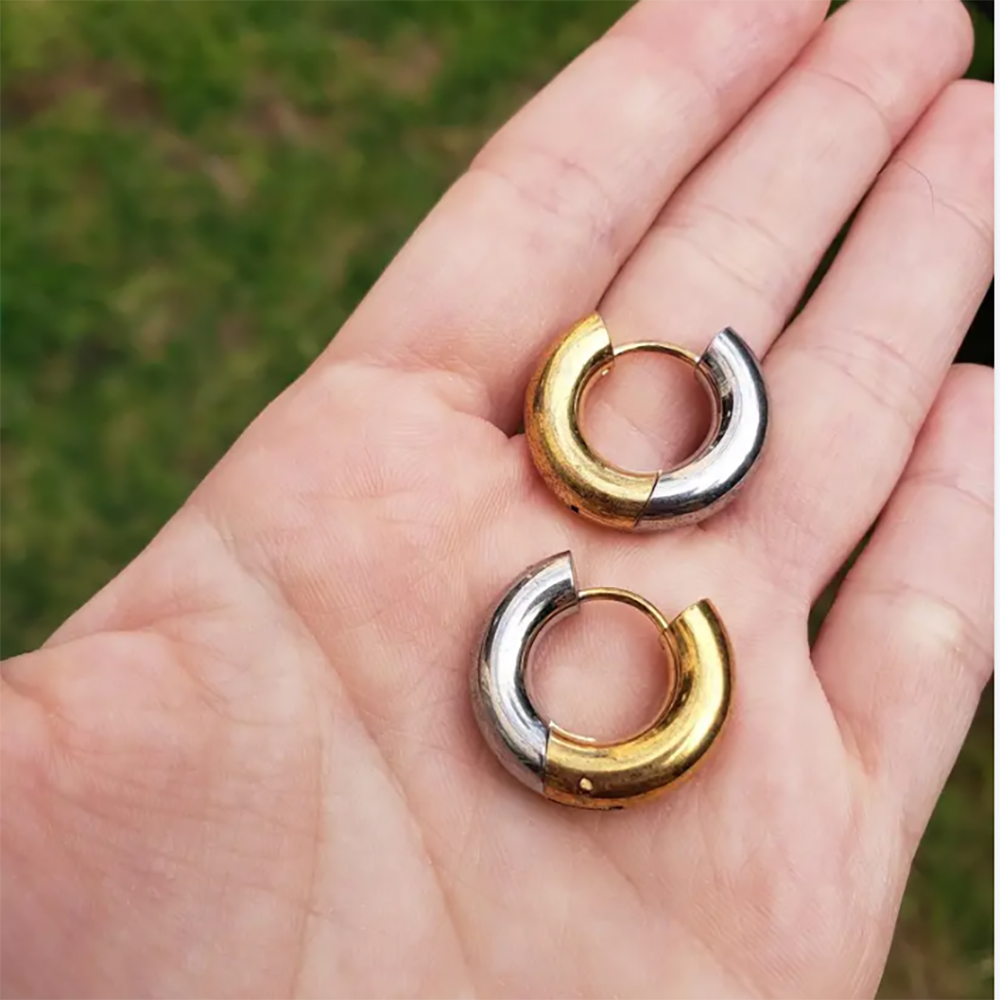 Body Jewelry Surgical Steel - 1PC Chirurgenstahl Silber Gold Farbe Ohr