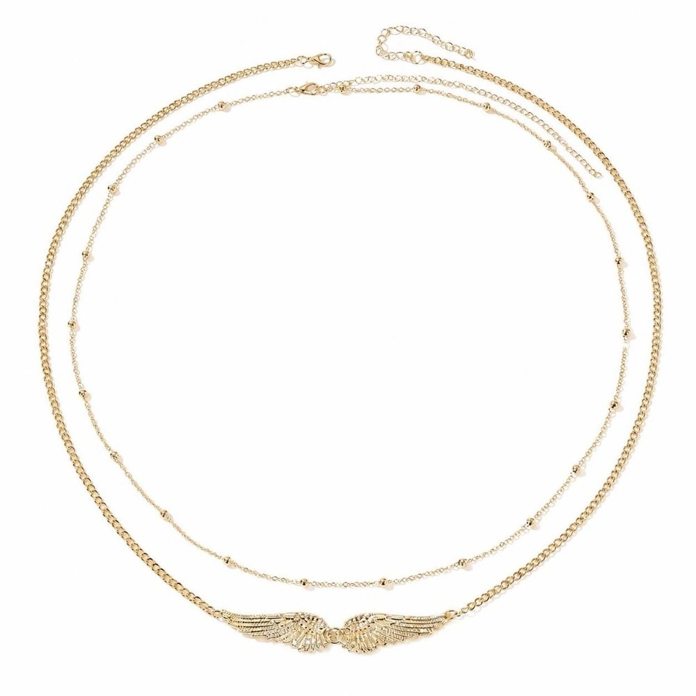 Neue Doppelschichtige Engelsfl – Body Jewelry For You Bewertung und Preis