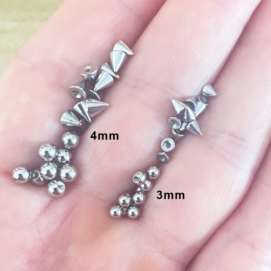 100 Stück 16G 3mm 4mm Ersatz-E – Body Jewelry Replacement Ball Bewertung und Preis
