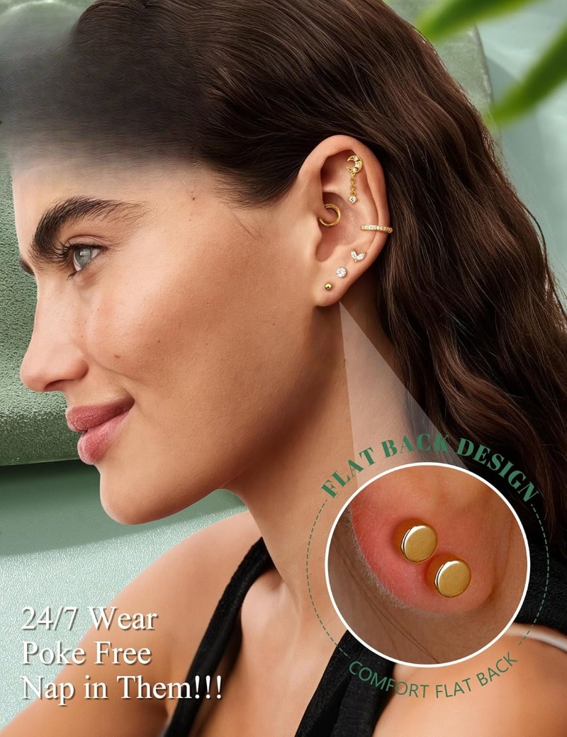 16 Gauge Knorpel-Ohrringe für  – Body Jewelry Surgical Steel Bewertung und Preis