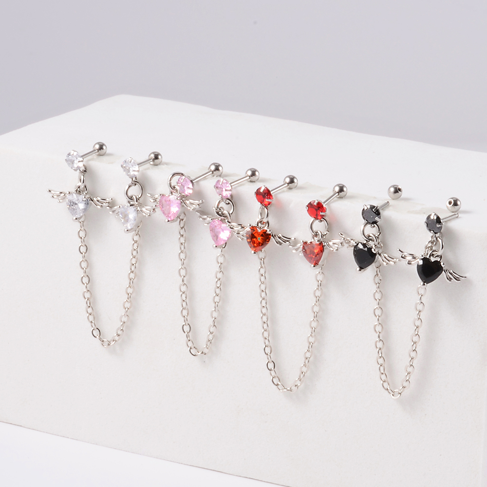 1PC Chirurgenstahl CZ Edelstei – Body Jewelry Surgical Steel Bewertung und Preis